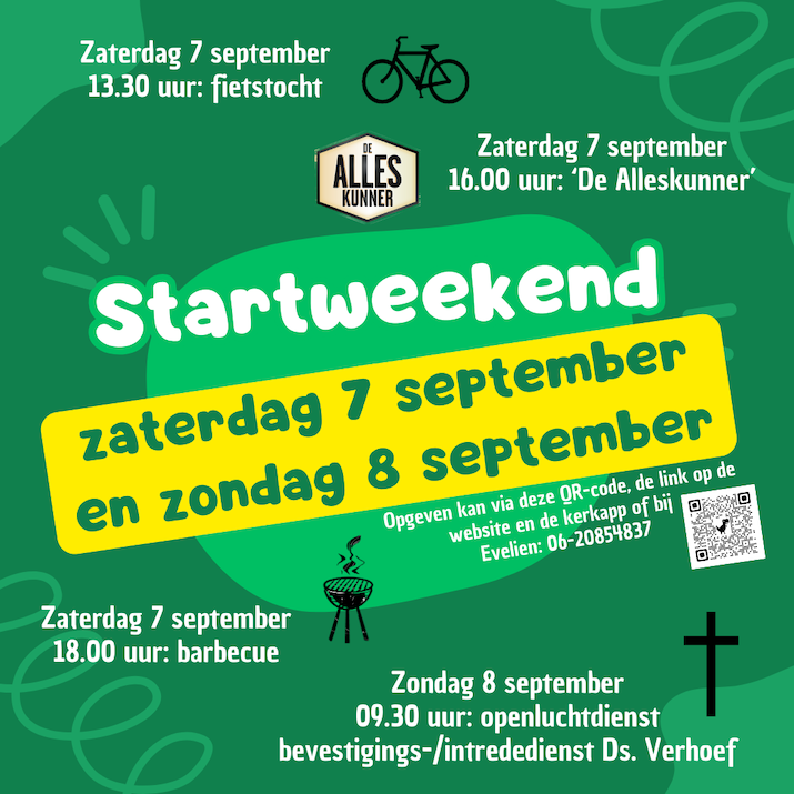 Flyer Startweekend 2024