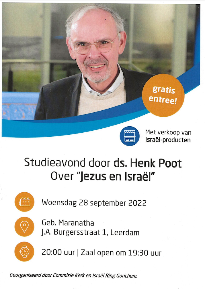 Studieavond Jezus en Israel